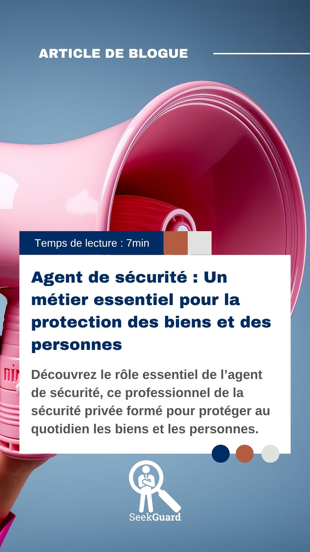 Agent de sécurité : protection des biens et des personnes
